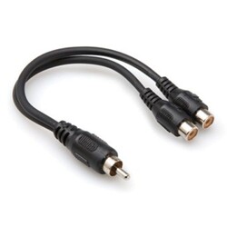 RCA (M) - Dual RCA (F) Y-Kablo (YRA-104) - 1