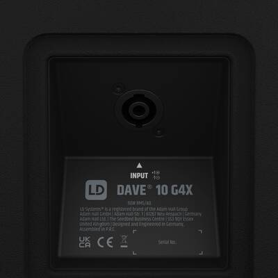 DAVE 10 G4X Compact 2.1 powered sound system