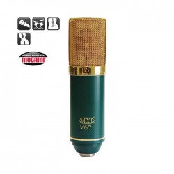 V67G 1inch Altın Diyafram Condenser Mikrofon - MXL Microphones