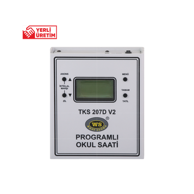 TKS 207 D V2 AKILLI OKUL ZİL SAATİ - 1